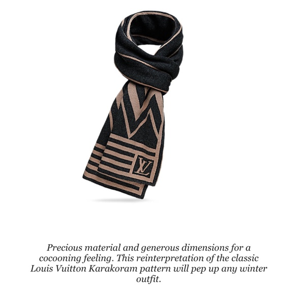 Louis Vuitton Scarf Cashmere Reversible Wrap - Picture 9 of 9
